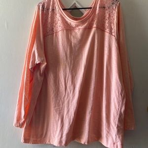 Pink long sleeve shirt